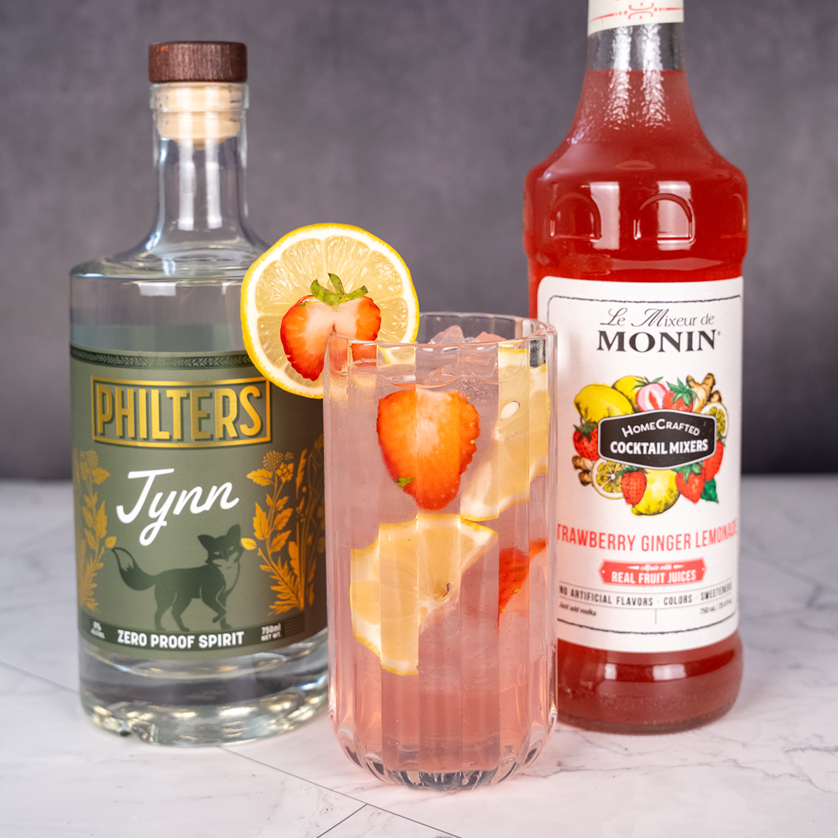 Strawberry Tom Collins